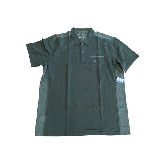 Eddie Bauer Mountain Short Sleeve Adventurer Polo Olive Green Sz XL NWT - Picture 1 of 9